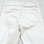 KanCan Distressed Low Rise Skinny Jeans Solid White Stretch Size 24 Waist / 1 Photo 2