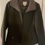 st. john's bay  Quilted Jacket Green Women Size L LIKE NEW Photo 1