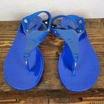 Calvin Klein Womens Sandal Size 6 Blue Neoprene Back Flip Flop Flat Heel Thong Photo 0