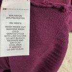 Melissa Paige Womens V Neck Long Sleeve Ribbed Bottom Knit Sweater Purple S Photo 4