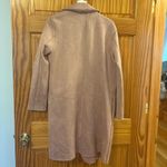 Tahari Nordstrom Dusty Pink Faux Suede Longline Jacket Size Medium Photo 5