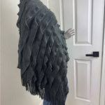 Max edition  Women's Gray Arcylic Poncho Size One Size.  A28 Photo 3