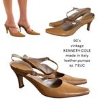 Kenneth Cole 90'S HEELS VINTAGE NY MADE IN ITALY POINTED TOE PUMPS HEELS SZ. 7 Photo 0