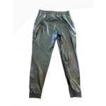 Spanx  Women's Black Leather Like Jogger‎ Pants XL TG Photo 3