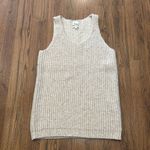 Wilfred Free Aritzia  Sweater Vest Womens Medium Alpaca Wool Blend Chunky Beige Photo 0