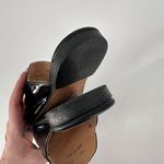 Pascucci Black Patent leather horse bit mules loafers Italy size 37.5 Slides Photo 8