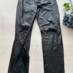 Wilfred  Free Black Faux‎ Leather Leggings Pants Womens Size M Photo 0