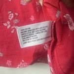 Universal Threads Blouse Womens Long Sleeve Printed Woven Red Floral Top Medium Photo 4