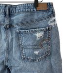 American Eagle Distressed Ripped Tomgirl Button Fly Denim Jeans 10 Photo 5