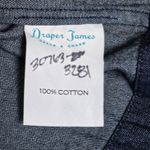 Draper James Chambray Ruffle Shift Dress Dark Wash Denim 4 Photo 3