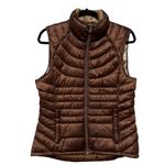 Bernardo goose down brown metallic puffer vest  Size medium Photo 0