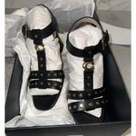 Coach Margaret Leather Sandal Black 6 B (M) $258 Retail Photo 9