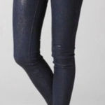 J Brand J‎ Brand Jeans Women 30 Blue Indigo Boa Denim Super Skinny Snakeskin Embossed Photo 0