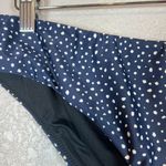 J. Crew Bikini Bottom Womens XL Navy Blue White Polka Dot Hipster Retro NEW Photo 2