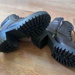 Top Moda  Dark Brown Combat Boots Photo 4