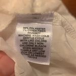 Liz Claiborne  size 0X Sheer White with Gold Thread detail Long Sleeves Blouse Photo 7