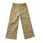 Gap  High Rise Wide Leg Crop Chino Pant Stretch Natural Khaki Minimalist size 8 Photo 6
