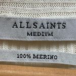 ALLSAINTS Marea Tie Dye Cardigan Sweater Merino Wool Rainbow Pink Cream New M Photo 7