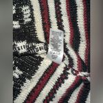 Maurice's Knit Vest Faux Fur Trim Womens Geometric Aztec 70’s Vibe Size Medium Photo 8