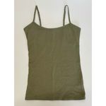 Sonoma SO Olive Green Shelf-Bra Cami Camisole Tank Top Shirt Size XS ✨ Photo 2