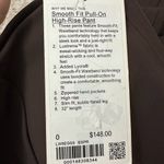 Lululemon  Smooth Fit Pull-On High-Rise Pant Size 0 NWT - Espresso Photo 5