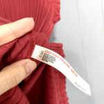 Free People Movement Pink Rose Ribbed Henley Short Sleeve Boho Athletic Top L Photo 2