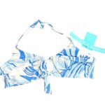 Melissa Odabash Brussels Twirl Blue Print 2 Piece Halter Bikini Swimsuit Set 12 Photo 4
