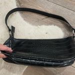 Urban Outfitters black crocodile mini embossed shoulder bag Photo 2