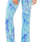 Lilly Pulitzer  Womens Size S Blue Haven Hey Hey Soleil Georgia May Palazzo Pants Photo 0