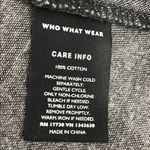 Who What Wear  Black Washed  Belted Denim Dress Photo 6