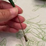 Vintage 1978s real rose stickpin gift NWT Photo 5