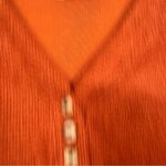 Urban Outfitters Orange Chunky Knit Oversized Sweater Womens L Casual Fall Photo 7