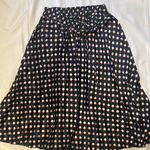 ZARA  Black and Pink Polka Dot Skirt Photo 0
