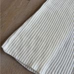 Lulus  Aesthetic Season Ivory Ribbed Dress Photo 4