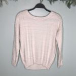 Raga Emily Cableknit Ivory Eyelash Sweater Crew L Photo 3