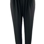 ZARA Women's Black High Waisted Drawstring Tapered Jogger Sweat Pants Size S Photo 0