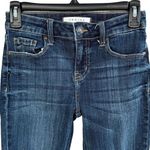 Eunina JRS SZ 1 Jude Skinny Ankle Jeans Mid-Rise Distressed Stretch Frayed Blue Photo 1