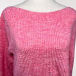 Leith  Pink Boatneck Ribbed Sweater XS Photo 2