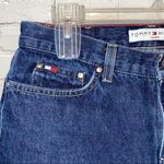 Tommy Hilfiger Vintage Flag Pocket Boyfriend Boot Dark Denim Jeans Photo 1