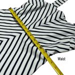 Draper James  Navy Blue Chevron Stripe Midi Dress Coastal Yacht Club Adjustable M Photo 10