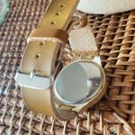 •Bamboo leather wristwatch• Brown Photo 3