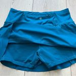 Athleta MOMENTUM SKORT In COASTAL TEAL Size Small Ruffle Tennis Pickleball Skirt Photo 10