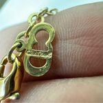 Christian Dior Dior CD Logo Rhinestone Gold Tone Necklace With Certificate of Authenticity Photo 1