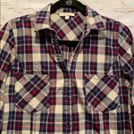 Skies Are Blue Charlene plaid button up  Petites Photo 1