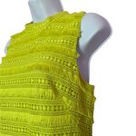 J.Crew NWT Meg Fringe 6 Sheath yellow lined sleeveless Dress Lined Sleeveless Photo 6