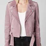 BLANK NYC  Suede Moto Jacket - Lilac size small NWT Photo 0