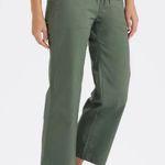 Vuori Women’s Green Ripstop Drawstring Wide Leg 24” Pants Size L Gorpcore Photo 0