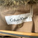 Calvin Klein Brand new! Trench coat jacket with Faux Fur collar - size XL Photo 3