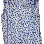PaperMoon  Blue Floral Tank‎ Top Flowy Lightweight 2XL NWOT Plus Size Photo 0
