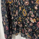 Natural Life  100% Cotton Dark Floral Maxi Skirt Size L/XL Boho Photo 8